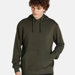 Puma Dark Olive Hooded Sweatshirt image 1