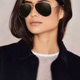 Resist Eyewear Green UV Protection Aviator Unisex Sunglasses image 2