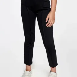 AND girl Black Regular Fit Pants-image-55
