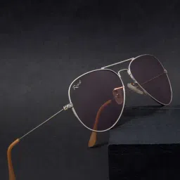 Resist Eyewear Pink UV Protection Aviator Unisex Sunglasses image 2