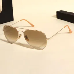 Resist Eyewear Brown UV Protection Aviator Unisex Sunglasses image 5