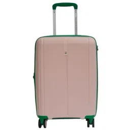United Colors of Benetton Emerald Pink Textured Hard Large Trolley Bag - 76 Cm-picture-38