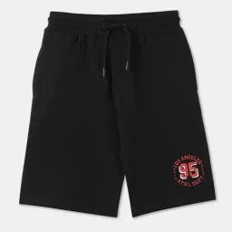 R&B Boys Black Cotton Printed Shorts-picture-29