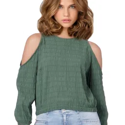 Only Green Regular Fit Top image 1