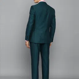 Allen Solly Green Slim Fit Three Piece Suit image 2