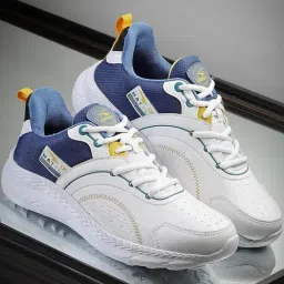 Asian Men's White Running Shoes-picture-37