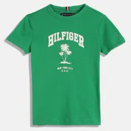 Tommy Hilfiger Boys Green T-Shirt-image-11