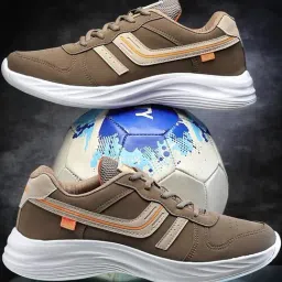 Asian Men's Brown Running Shoes-picture-29