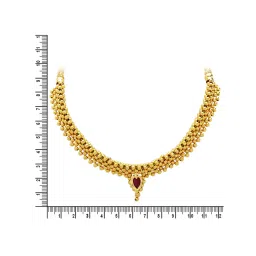 Waman Hari Pethe Jewellers 22k Gold Thushi Necklace for Women image 3