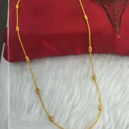 Kunjus Gold-Plated Artificial Beaded Minimal Chain-picture-31