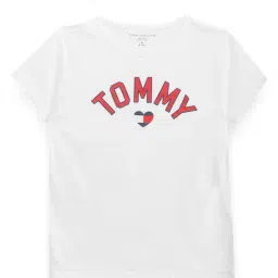 Tommy Hilfiger Kids Fresh White Regular Fit T-Shirt-image-0