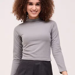 Mayra Women Mock Collar Top-picture-38