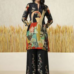 Soch Crepe Floral Print Co-Ord Set-picture-1