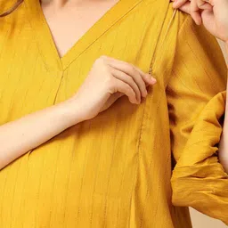 The Mom Store V Neck Tunic & Trousers Maternity Co-Ords Set image 4