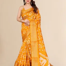 Moda Rapido Bandhani Zari Saree-picture-15