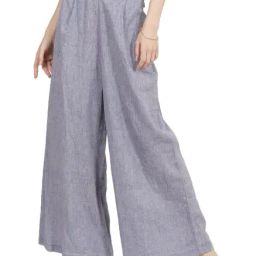 Label Ritu Kumar Grey Regular Fit Cotton Culottes-picture-27
