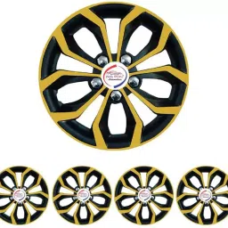 Auto Pearl R12 Press Type With Retention Ring PTA89 Wheel Cover for Maruti Zen 38.8 cm image 3