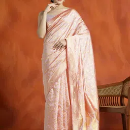 SHADOW & SAINING Woven Design Zari Banarasi Saree-picture-19