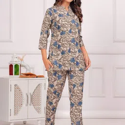 TANISHA Printed Top With Trousers Co-Ords-picture-37