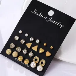 ONUYX Contemporary Studs Earrings-picture-28