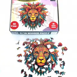 MetClap Baby Lion 3D Magical Puzzle come with 50 animal puzzle pieces-picture-21