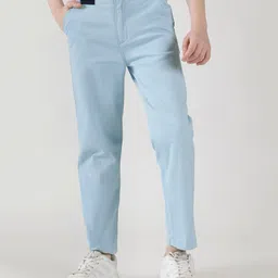 One Friday Cotton Solid Jeans - Blue-image-60