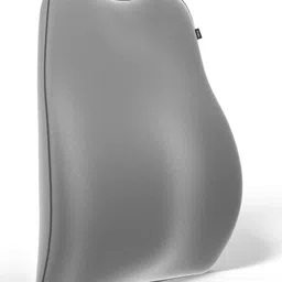 Frido Car Backrest Cushion for Lumbar Support & Back Pain Relief While Driving | Orthopedic Car Seat Cushion for Comfortable Long Rides | Complete Spine Alignment | Extra Leg-Room Design | Grey-picture-27