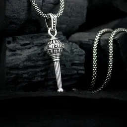 Utkarsh Silver-Plated Contemporary Pendants with Chains image 3