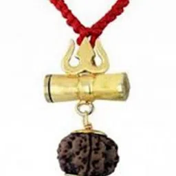 RAVIOUR LIFESTYLE Unisex Gold Pendant image 2