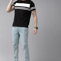 Roadster Men Blue Solid Joggers image 4