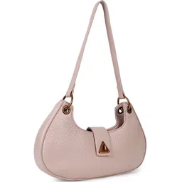 Pramadda Pure Luxury PU Half Moon Shoulder Bag image 5