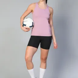 ATHLISIS Lavender Polyester Solid Sports T-Shirt image 5