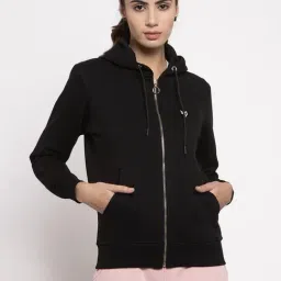 Global Republic Black Slim Fit Hoodie-image-21
