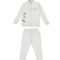 Sweet Dreams Kids Ecru Printed Track Suits-image-40