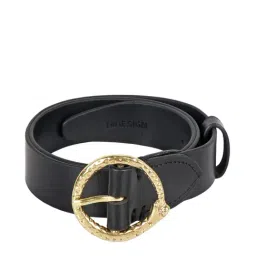 Hidesign Core Black Leather Waist Belt for Women-picture-23