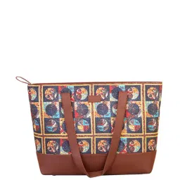 ZOUK Multicolor Printed Large Tote Bag-picture-22