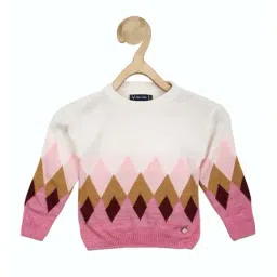 Allen Solly Junior Pink Printed Full Sleeves Sweater-picture-10