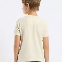 U.S. Polo Assn. Kids Boys Graphic Printed Round Neck Cotton T-shirt image 2