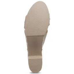 Metro Women's Grey Cross Strap Sandals image 3