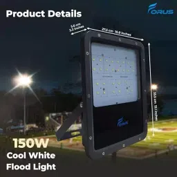 FORUS 150 W 6500 K Cool White Led Flood Light IP66 image 4