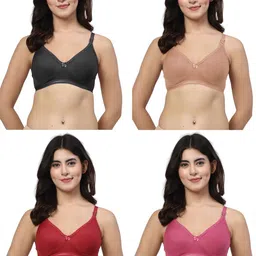 LILY Ithsird Pack Of 4 Full Coverage Heavily Padded T-shirt Bra image 4