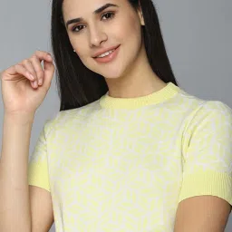 Allen Solly Yellow Printed Top image 5