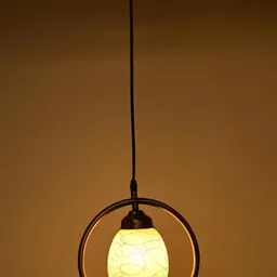 SOMIL Printed Glass Cylinder Ceiling Lamps image 2