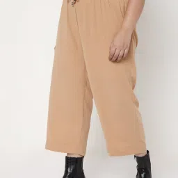 Vero Moda Curve Tan Regular Fit Culottes image 3