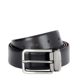 Tommy Hilfiger Fresno Plus Black & Tan Leather Reversible Belt for Men image 3