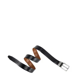 Tommy Hilfiger Fresno Plus Black & Tan Leather Reversible Belt for Men image 4