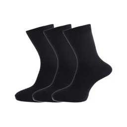 Dollar Navy Full Length Socks (Pack of 3) image 1