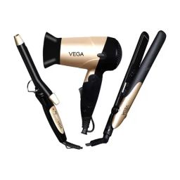 Vega Miss Versatile Styling Set Straightener, Curler & Dryer Gift Combo (VHSS-03)-picture-40