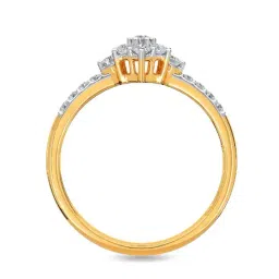 Kisna Diamond & Gold Jewellery Amanya 18k (750) Diamond & Gold Ring For Women image 3