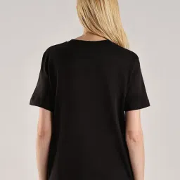 calvin klein jeans Calvin Klein Navy Cotton Solid Short Sleeves T-Shirt image 2